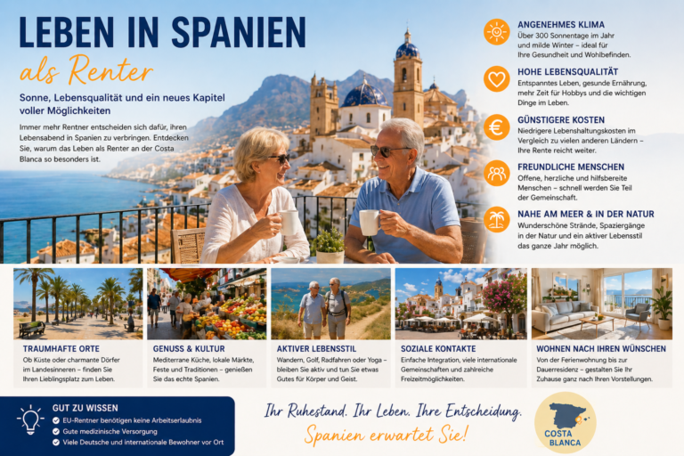 Leben in Spanien als Rentner – Kosten realistisch (2026)